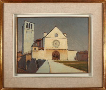 RIPA ERME (1900 - 1973) Senza titolo. 1970. Olio su tavola. Cm 43,00 x 34,00....