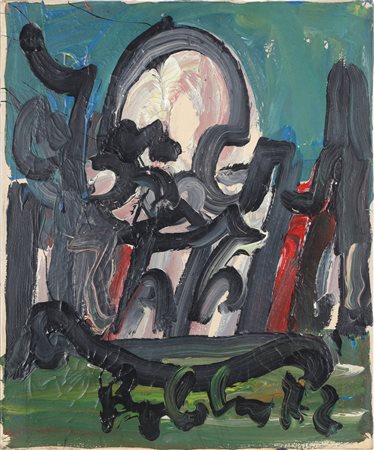 BOLDRINI GUSTAVO (1927 - 1987) Senza titolo. Acrilico su tela. Cm 50,00 x...