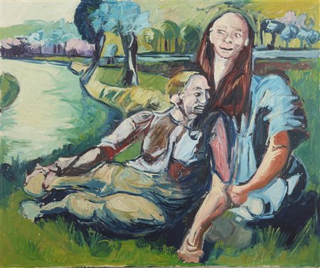 FACCINCANI ATHOS (n. 1951) Senza titolo. 1976. Olio su tela . Cm 120,00 x...