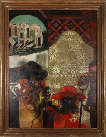 BIASI GUIDO (1933 - 1982) Proces de Paul Veronese IV. 1967. Olio su tela . Cm...