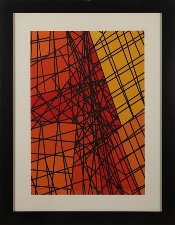 NIGRO MARIO (1917 - 1992) Senza titolo. Litografia. Cm 33,00 x 48,00. 28/100....