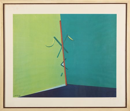 KAN OH (n. 1932) Senza titolo. 1968. Litografia. Cm 71,00 x 61,00. 105/300....