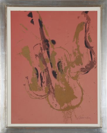 ARMAN FERNANDEZ (1928 - 2005) Senza titolo. Litografia. Cm 55,00 x 69,00....