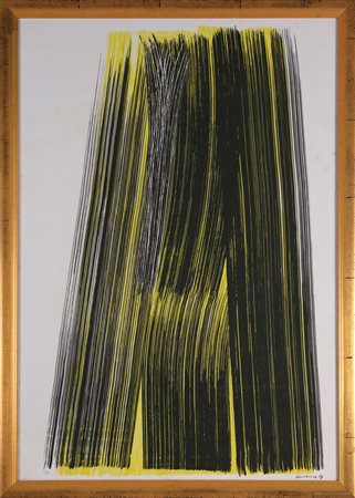 HARTUNG HANS (1904 - 1989) Munchen 1972. 1969. Litografia. Cm 61,00 x 88,00....