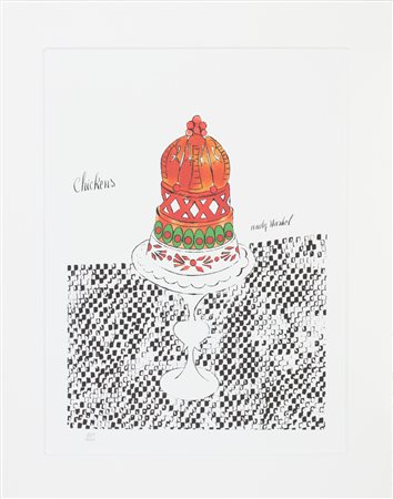 WARHOL ANDY (1928 - 1987) Lotto composto da 3 fogli. Serigrafia. Cm 40,00 x...