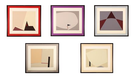 BONFANTI ARTURO (1905 - 1978) Lotto composto da n.5 fogli. . 1971....