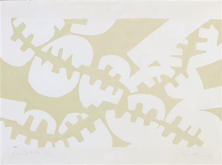 CAPOGROSSI GIUSEPPE (1900 - 1972) Senza titolo. Calcografia. Cm 60,00 x...