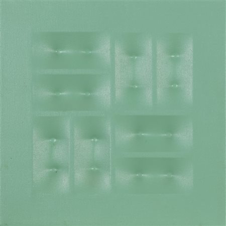 BRUNELLO STEFANO (n. 1960) Labirinto. 2015. Acrilico su tela estroflessa. Cm...