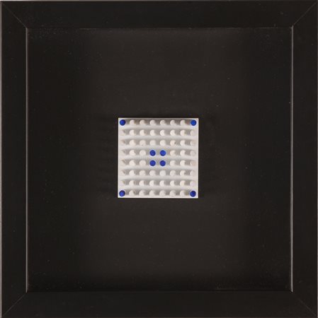 COSTALONGA FRANCO (n. 1933) Senza titolo. 1976. Tecnica mista e applicazioni...