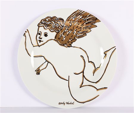 WARHOL ANDY (1928 - 1987) Senza titolo. 2002. piatto. Cm 31,00. Firma in...