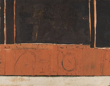 PIETRO CASCELLA 1921 - 2008 Senza titolo, 1959 Ceramica dipinta e lavorata...