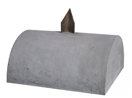 MAURO STACCIOLI 1937 Senza titolo, 1973-74 Cemento e punta in ferro, cm. 38 x...