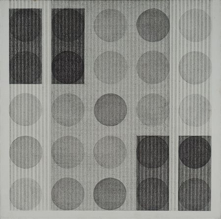 CARLO NANGERONI 1922 Senza titolo, 1974 Acrilico su tela, cm. 60 x 60 Firmato...