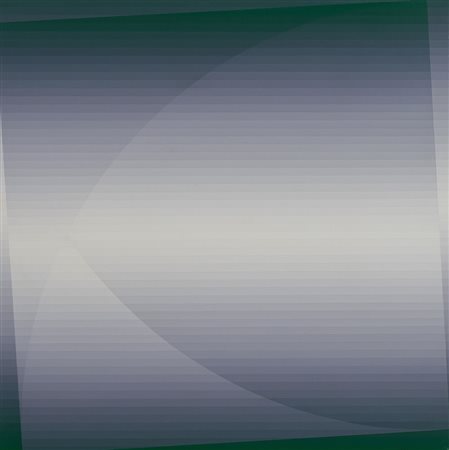 LUIGI SENESI 1938 - 1978 Gradualità segnica, 1973 Acrilico su tela, cm. 80 x...