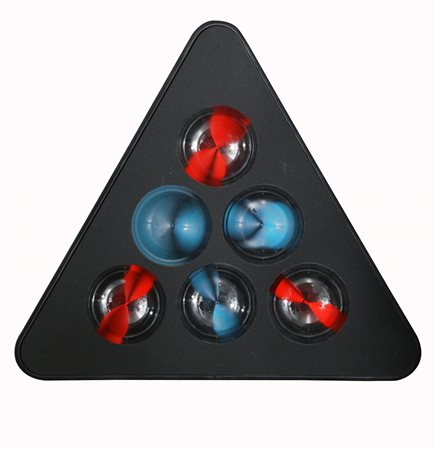 FRANCO COSTALONGA 1933 OCBA6TN, 1971 6 semisfere in box di legno e plastica,...