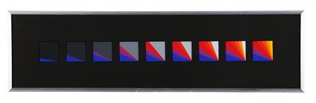 HORACIO GARCIA ROSSI 1929 - 2012 Blu orizzontale verso il giallo verticale,...