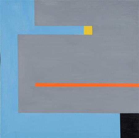 BRUNO MUNARI 1907 - 1998 Negativo-Positivo, 1980 Acrilico su tela, cm. 80 x...