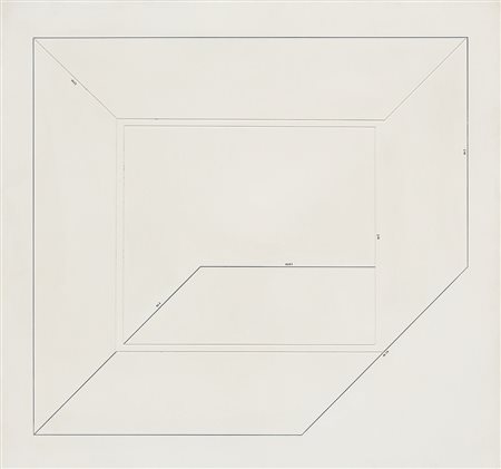 CARLO ALFANO 1932 - 1990 Senza titolo, 1970 Tecnica mista e intarsio su...