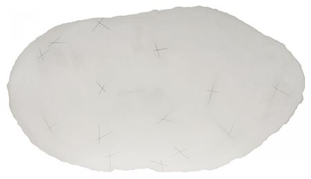 PAOLO ICARO 1936 Palmi sinistri intersecati, 1981 Scultura in gesso, cm. 55 x...