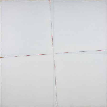 CLAUDIO VERNA 1937 A 26, 1971 Acrilico su tela, cm. 150 x 150 Firmato e...