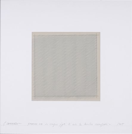 GIANFRANCO ZAPPETTINI 1939 Grafite 2B su cinque fogli di carta da lucido...