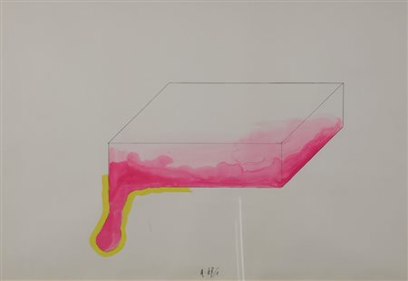 RODOLFO ARICO' 1930 - 2002 Senza titolo, 1967 Acquerello e grafite su carta,...