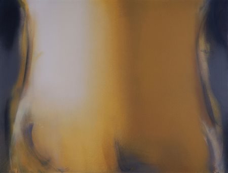 CLAUDIO OLIVIERI 1934 Ocra e ombra, 2007 Olio su tela, cm. 100 x 130 Firmato...