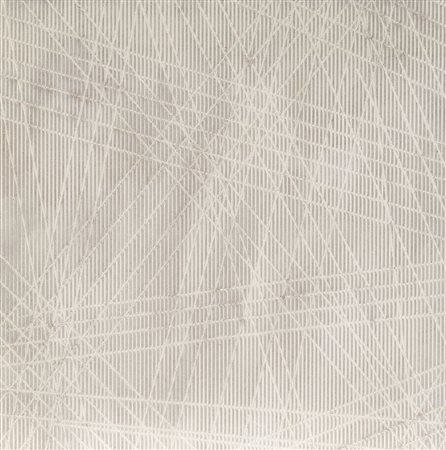 PAOLO MASI 1933 Senza titolo, 1977 Cartone dipinto e inciso in teca di...