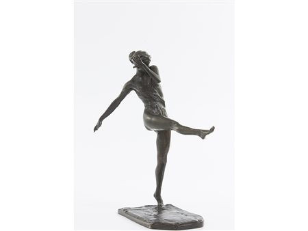 Paolo Troubetzkoy (1866-1938), Bronzo,Ballerina 36 cm
