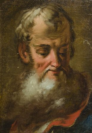 Ambito di Nicola Grassi 1682-1748 "Testa di carattere" cm. 45x32 - olio su...