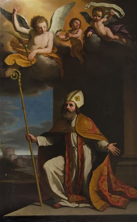 Adeodato Malatesta 1806-1891 "S. Apollinare Vescovo Martire" cm. 190x120 -...