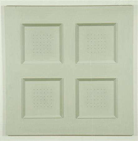 Enzo Cogno 1931-2014 "Antinomia plastica A1Z " (1966) cm. 60x60 - 400/600...