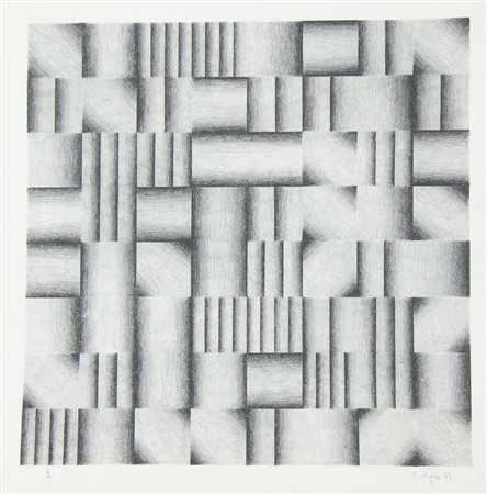 Edvard Zajec 1938 Professore all'Università Siracuse (USA "RAM L5" cm. 48x48...