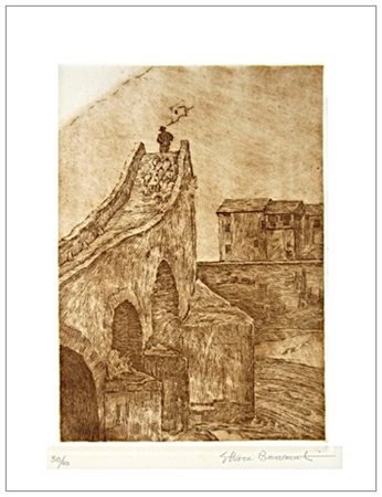 BENVENUTO BENVENUTI Livorno 1881 – Antignano 1959 Senza titolo Acquaforte a 1...