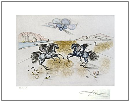 SALVADOR DALI’ Figueres (Spagna) 1904 – Figueres (Spagna) 1989 Le Tournoi...