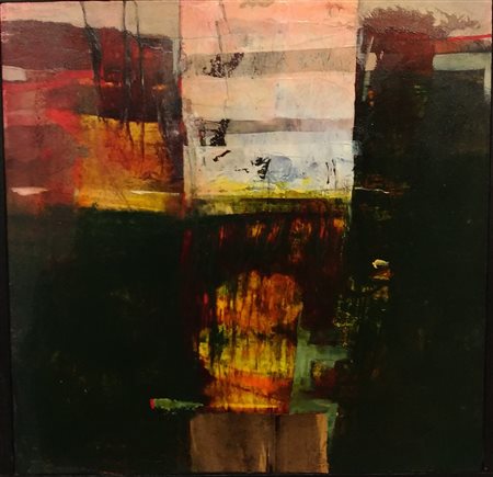 Giuseppe William Vezzoli - Tessitura di paesaggio - 2003 - 22x22 - Acrilico...