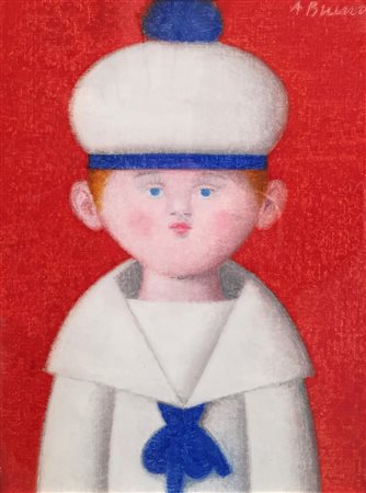 Antonio Bueno 20x28 profilo 1974 fronte archivio Bianco Giovambattista