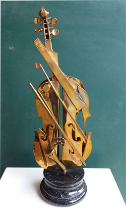 Pierre Fernandez Arman- Violino- Bronzo N-¦44di100 54x22x14 1998 autentica...