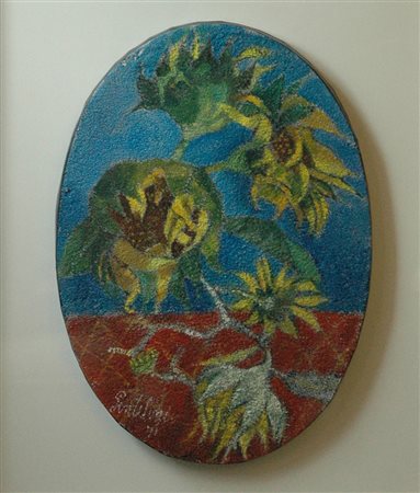 Franco Gentilini- Olio su tavola 25x35 '71