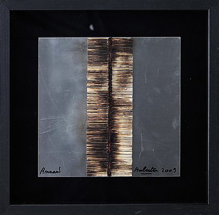 Bernard Aubertin lamiera 30x30 archivio rosemberg
