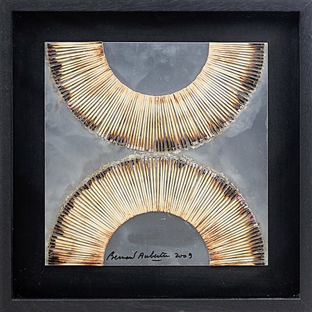 Bernard Aubertin lamiera 40x40 archivio rosemberg