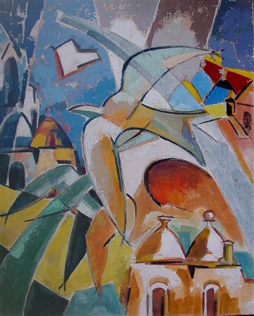 Lino Piccoli oio su tela 80x100 anni 2000