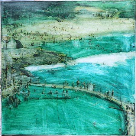 Dario Agrimi 50x50 il ponte autentica dell'artista su foto