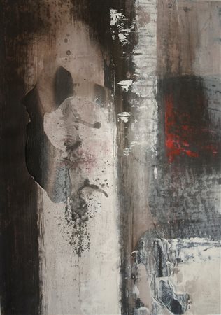 FRIMAN Raylven tecnica mista su carta 2017 - misura cm 50x30 - serie...