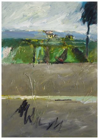 TONINO GOTTARELLI Imola 1920 – Imola 2007 Senza titolo 1992 Olio e collage su...