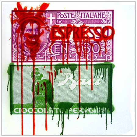 MASSIMO FALSETTI Roma 1955 Serie “Baci” 2016 Olio e smalti su tela 80 x 80....