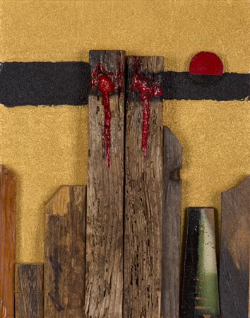 PIERLUIGI DE LUTTI (1959)Doppia feritaTecnica mista e applicazioni su...