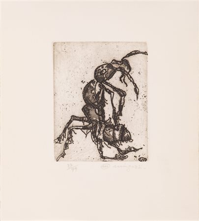LUCIANO MINGUZZI (1911-2004)Insetto, 1979Acquaforte, acquatintaLastra cm...
