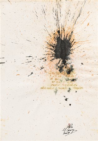 UGO CARREGA (1935-2014)Senza Titolo, 2007Tecnica mista su cartacm...