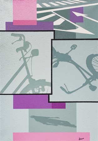 ALVARO CATTANEO (1938)Senza TitoloOlio su telacm 100x70Firma al fronteTimbro...